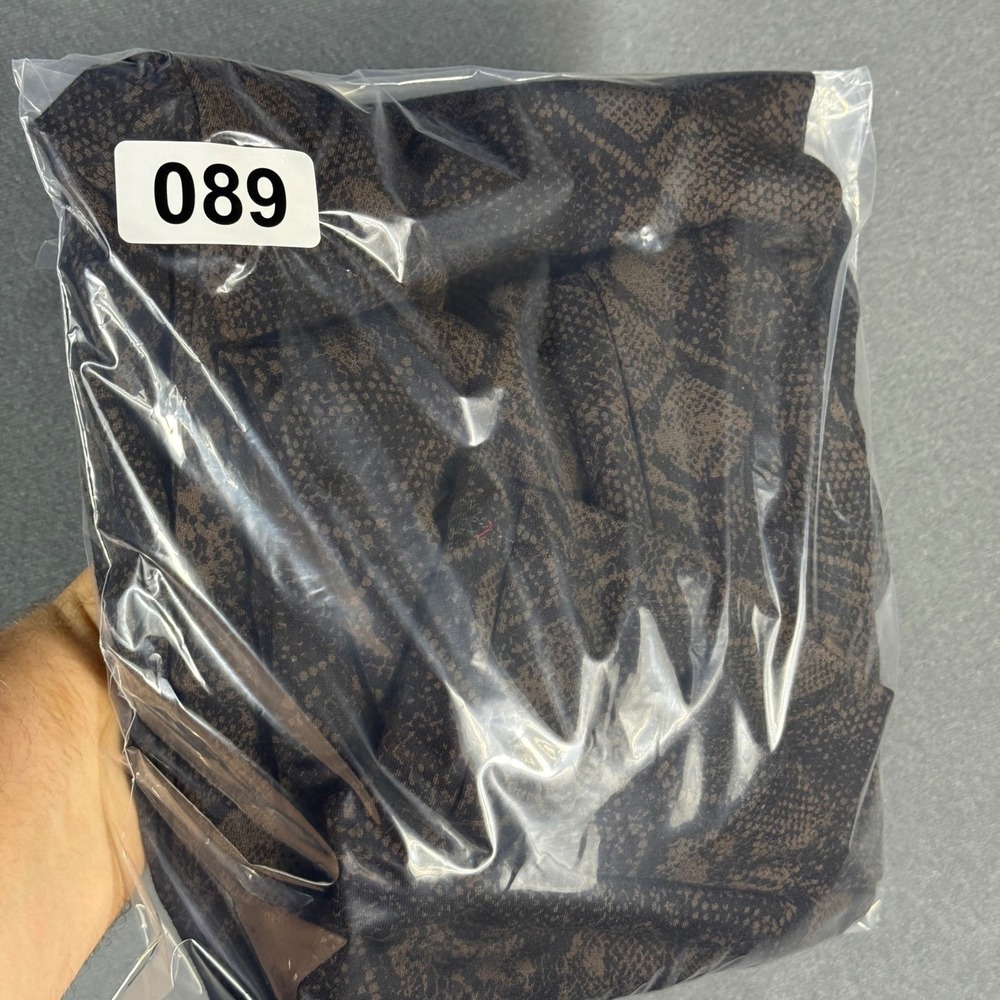 NYDJ Leggings Womens 10 Brown Ami Skinny Snakeskin Print Lift Tuck 11393P351 - Picture 11 of 11